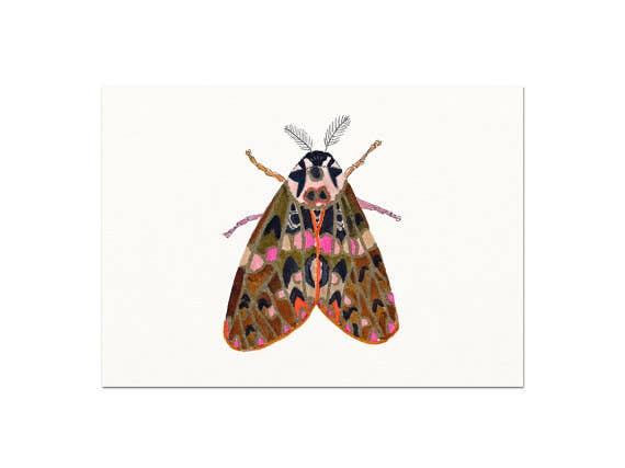 Moth Fine Art Print from Original Watercolor Painting